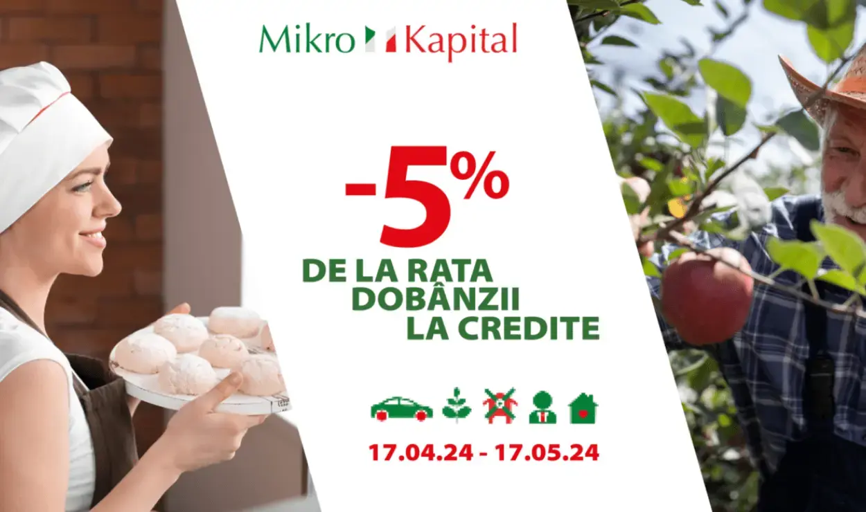 Promoție de primăvară la creditele Mikro Kapital Moldova